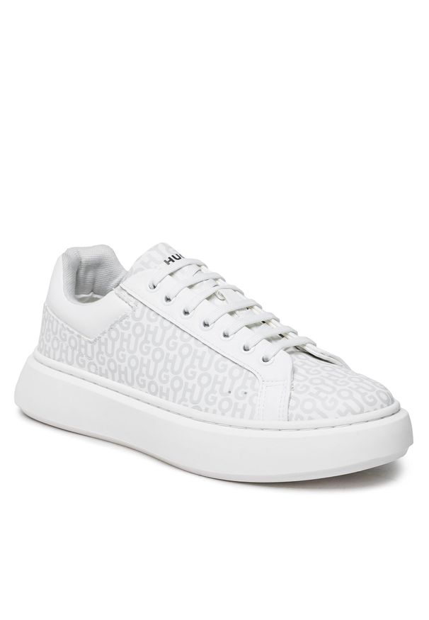 Sneakersy Hugo 50487558 White 100. Kolor: biały