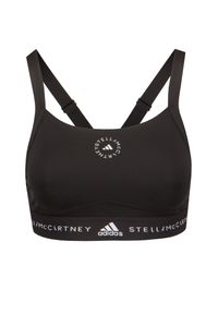 Adidas by Stella McCartney - Stanik sportowy Stella McCartney ASMC TPR BRA. Materiał: elastan, materiał. Długość rękawa: na ramiączkach. Sport: fitness #1