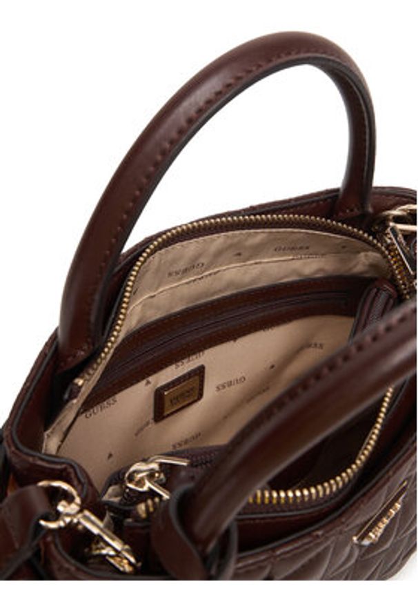 Guess Torebka Paisleigh HWQG98 83050 Brązowy. Kolor: brązowy. Materiał: skórzane