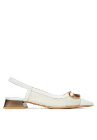 Hispanitas Czółenka Dali HV253955 Biały. Kolor: biały. Materiał: skóra #1