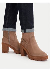 Timberland Botki Allington TB0A26WAEN51 Beżowy. Kolor: beżowy. Materiał: nubuk, skóra #7