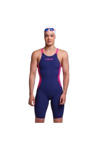 FUNKITA - Strój kąpielowy startowy damski Funkita Apex Viper Tidal Blast. Kolor: wielokolorowy, różowy, niebieski