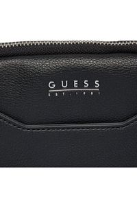 Guess Saszetka Mestre HMMETU P4223 Czarny. Kolor: czarny. Materiał: skóra