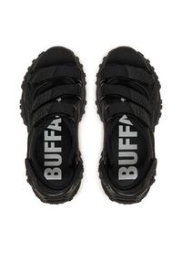 Buffalo Sandały Cerbo Sandal Track 1602366 Czarny. Kolor: czarny. Materiał: materiał #6