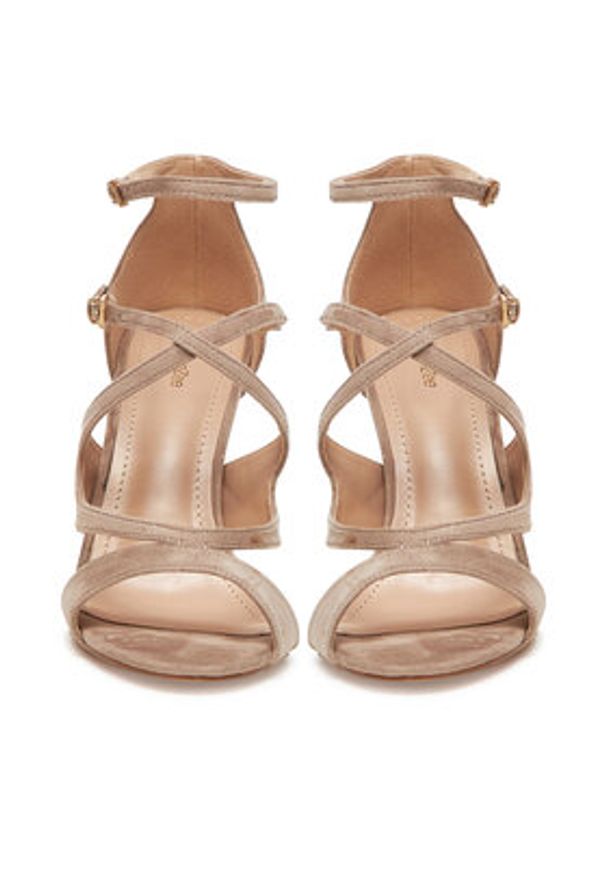 DeeZee Sandały LB0520-01 Brązowy. Kolor: brązowy. Materiał: materiał