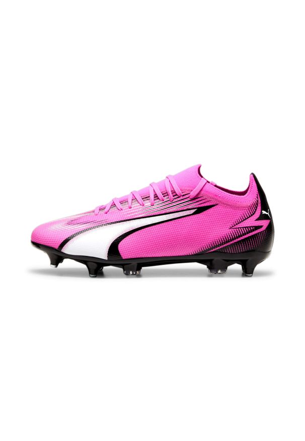 Buty piłkarskie Puma Ultra Match MxSG. Kolor: różowy. Materiał: syntetyk. Sport: piłka nożna