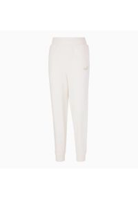 Spodnie damskie Puma ESS+ Embroidery High-Waist Pants FL. Stan: podwyższony. Kolor: biały