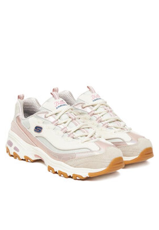 skechers - Skechers Sneakersy D'Lites 150556/LTPK Różowy. Kolor: różowy. Materiał: materiał