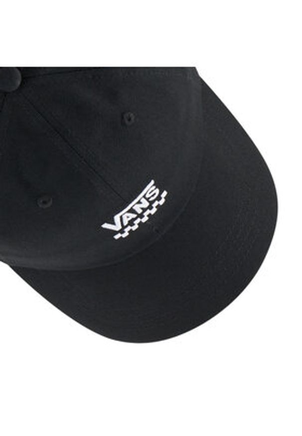 Vans Czapka z daszkiem Court Side Hat VN0A31T6J0Z1 Czarny. Kolor: czarny. Materiał: materiał
