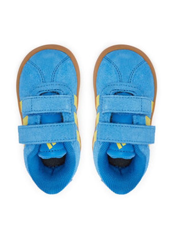 Adidas - adidas Sneakersy VL Court 3.0 JH6306 Niebieski. Kolor: niebieski. Materiał: skóra, zamsz
