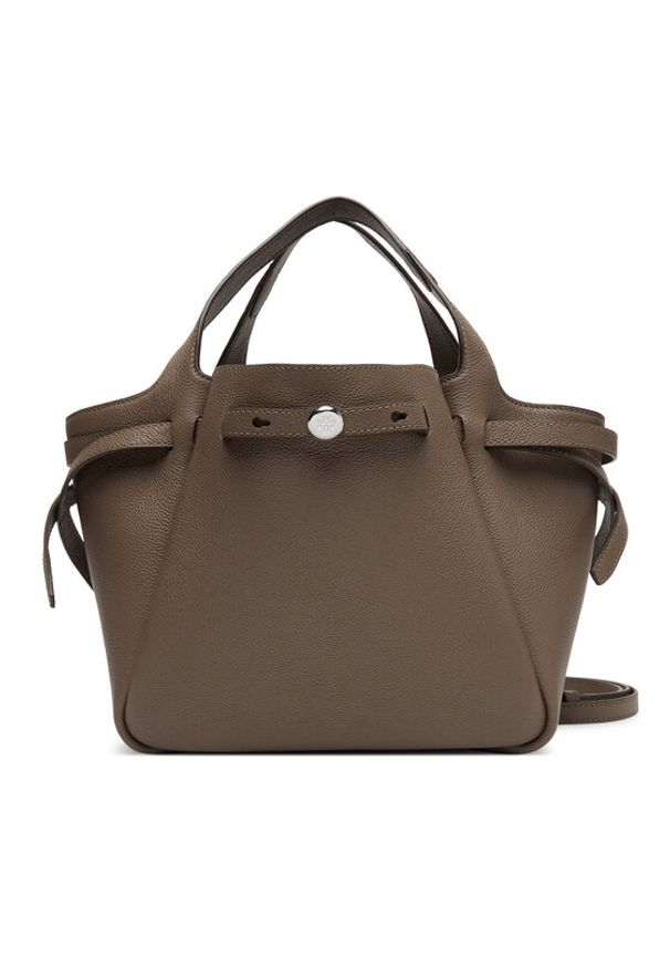 Tory Burch Torebka Romy Satchel 164866 Brązowy. Kolor: brązowy. Materiał: skórzane