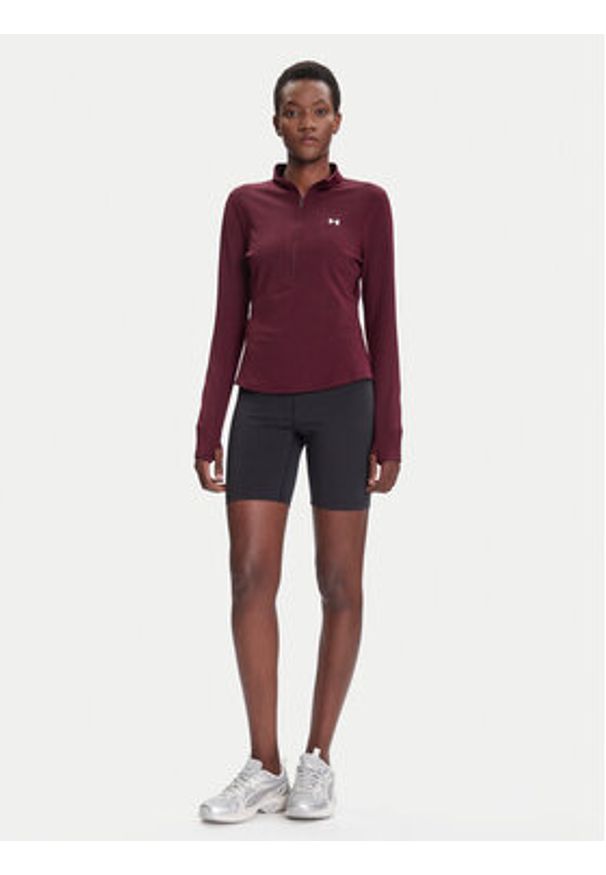 Under Armour Bluza techniczna Ua Motion 6001618 Bordowy Slim Fit. Kolor: czerwony. Materiał: syntetyk