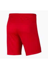 Spodenki piłkarskie dziecięce Nike Dri-Fit Park III Knit Short Jr. Kolor: czerwony