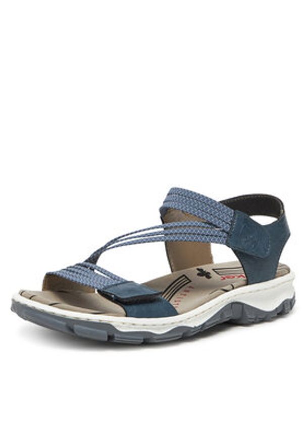 Rieker Sandały CEO-68871-14 Niebieski. Kolor: niebieski. Materiał: materiał