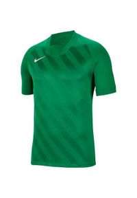 Koszulka piłkarska chłopięca Nike Dri Fit Challange 3 Y JR. Kolor: zielony. Długość rękawa: krótki rękaw. Technologia: Dri-Fit (Nike). Długość: krótkie. Sport: piłka nożna