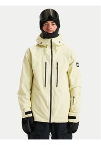 Quiksilver Kurtka snowboardowa Pro Path Stretch Goretex Jk EQYTJ03508 Żółty Modern Fit. Kolor: żółty. Materiał: syntetyk. Technologia: Gore-Tex. Sport: snowboard #1