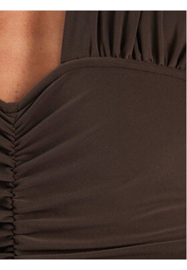 NORMA KAMALI Body Mio KK424XPLG74823 Brązowy Slim Fit. Kolor: brązowy. Materiał: syntetyk