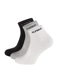 Skarpety trekkingowe dla dorosłych Alpinus Puyo 3pack czarne, szare, białe. Kolor: wielokolorowy #1