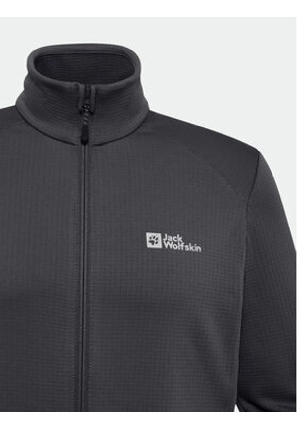 Jack Wolfskin Polar Kolbenberg Fz A63964 Czarny Regular Fit. Kolor: czarny. Materiał: syntetyk
