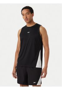 Reebok Tank top Mikolaj RK25878CCM Czarny Regular Fit. Kolor: czarny. Materiał: syntetyk #1
