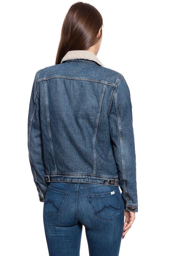 Lee - LEE SHERPA RIDER VINTAGE WORN L54VRDJK 112112995. Materiał: jeans. Styl: vintage
