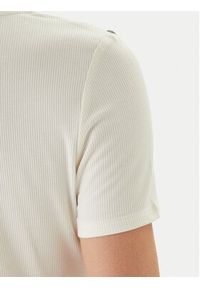 Morgan Bluzka 251-DOMANI Écru Slim Fit. Kolor: kremowy. Materiał: wiskoza #3