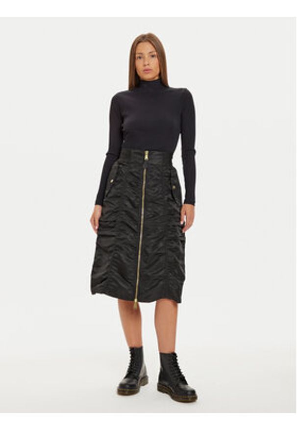 Alpha Industries Spódnica midi 148067 Czarny Regular Fit. Kolor: czarny. Materiał: syntetyk