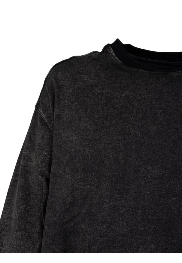 Diesel Bluza "Krib" | A03943-069ZF | Mężczyzna | Szary. Kolor: szary. Materiał: elastan, bawełna. Sezon: lato