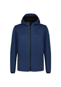 Jack Wolfskin - Kurtka Softshell Kjelvik Dario dla Mężczyzn XL - Niebieska Wodoodporna. Kolor: niebieski. Materiał: softshell. Sport: turystyka piesza