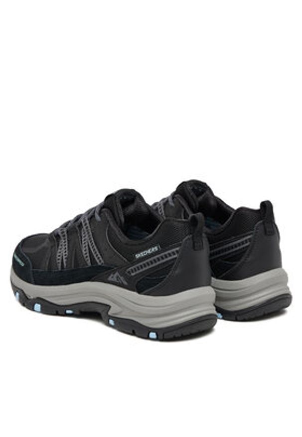 skechers - Skechers Trekkingi Trego 180003/BKBL Czarny. Kolor: czarny. Materiał: materiał