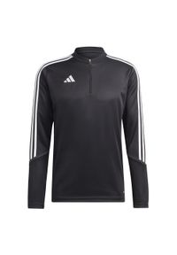Bluza do piłki nożnej Adidas Tiro 23 Club. Kolor: czarny. Materiał: poliester. Długość: krótkie #1