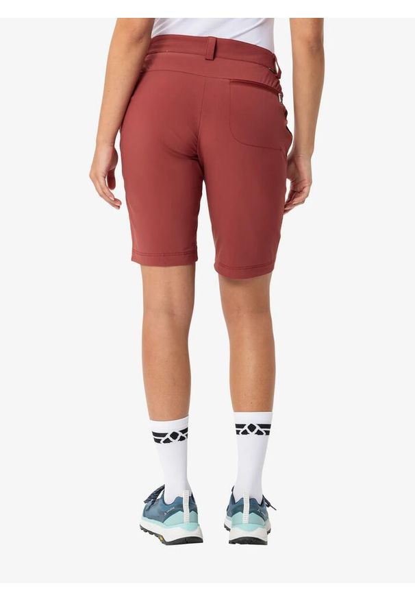 Spodenki turystyczne damskie Vaude Farley Stretch Shorts II. Kolor: czerwony