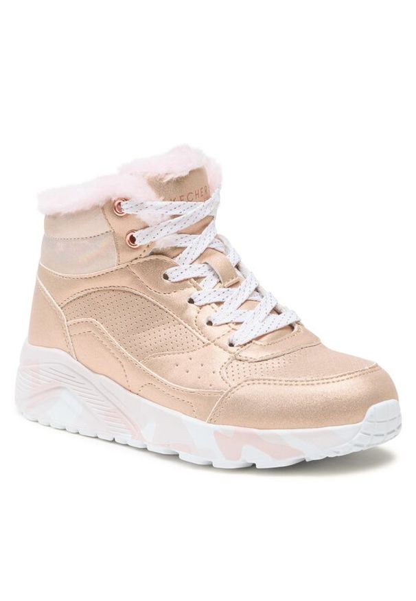 skechers - Sneakersy Skechers. Kolor: złoty