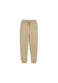 Spodnie sportowe damskie Puma 67788983. Kolor: beżowy. Materiał: dresówka #1