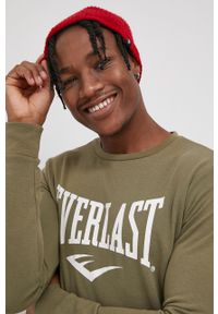 EVERLAST - Everlast Bluza męska kolor zielony z nadrukiem. Okazja: na co dzień. Kolor: zielony. Wzór: nadruk. Styl: casual #4