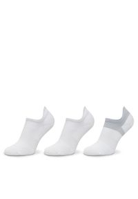 Under Armour Zestaw 3 par niskich skarpet unisex UA ArmourDry® Run 1386237 Biały. Kolor: biały. Materiał: poliester, materiał. Sport: bieganie