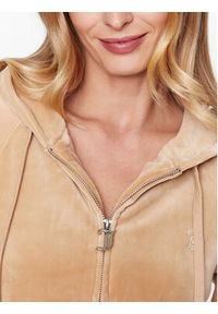 Juicy Couture Bluza Madison JCWA122001483 Beżowy Slim Fit. Kolor: beżowy. Materiał: syntetyk #5