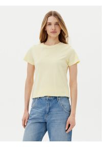 JOOP! T-Shirt 58 JW241JE350 30040352 Żółty Regular Fit. Kolor: żółty. Materiał: bawełna