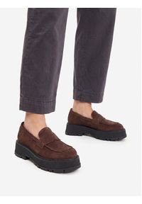 G-Star RAW - G-Star Raw Loafersy EO-HAYAT-9001-25 Brązowy. Kolor: brązowy. Materiał: skóra, zamsz #6