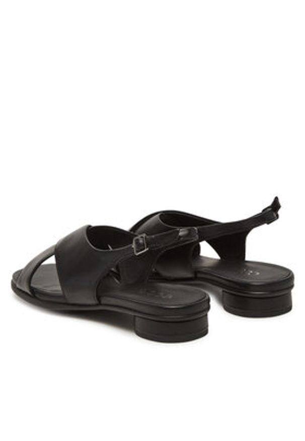 ecco - ECCO Sandały Sculpted Alba 25 23383301001 Czarny. Kolor: czarny. Materiał: skóra