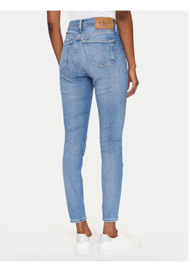 Calvin Klein Jeans Jeansy J20J225144 Niebieski Super Skinny Fit. Kolor: niebieski