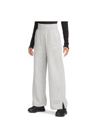 Spodnie damskie Nike Sportswear Phoenix Polar DQ5615-063 - szare. Kolor: szary. Materiał: polar. Sport: fitness #1