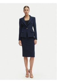 Rinascimento Spódnica ołówkowa CFC0127985003 Granatowy Slim Fit. Kolor: niebieski. Materiał: syntetyk #2