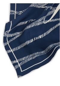 TOMMY HILFIGER - Tommy Hilfiger Chusta Script AW0AW18683 Granatowy. Kolor: niebieski. Materiał: jedwab #2
