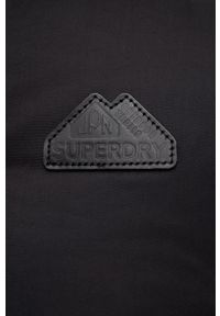 Superdry Plecak męski kolor czarny duży gładki. Kolor: czarny. Wzór: gładki #3