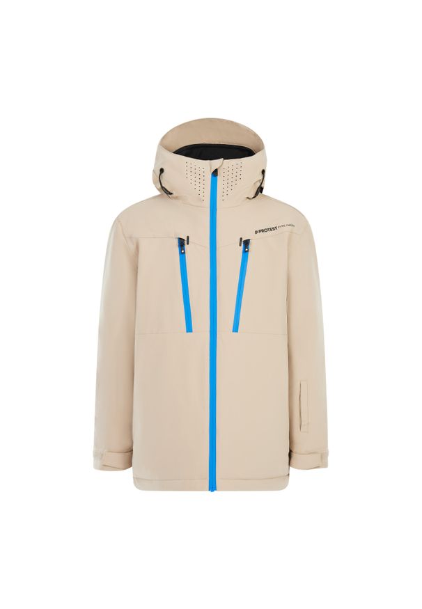 Dziecięca kurtka narciarska Protest Wixan. Kolor: brązowy, beżowy, wielokolorowy. Sezon: zima. Sport: narciarstwo