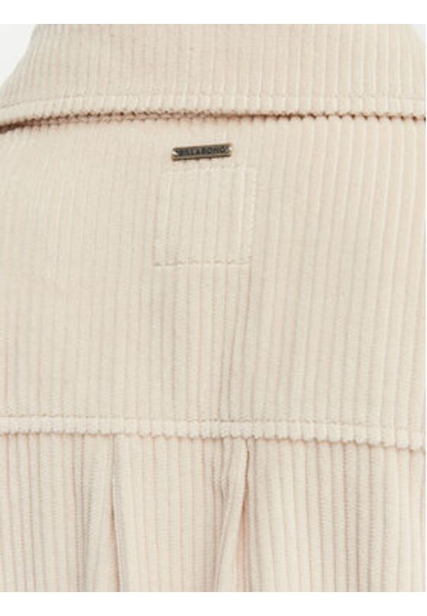 Billabong Sukienka koszulowa Winter Ocean EBJWD00149 Beżowy Boxy Fit. Kolor: beżowy. Materiał: bawełna. Typ sukienki: koszulowe