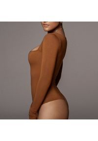 Intica - Body z kwadratowym dekoltem na wyjątkowe okazje Josipa. Kolor: biały. Materiał: materiał. Wzór: gładki #3