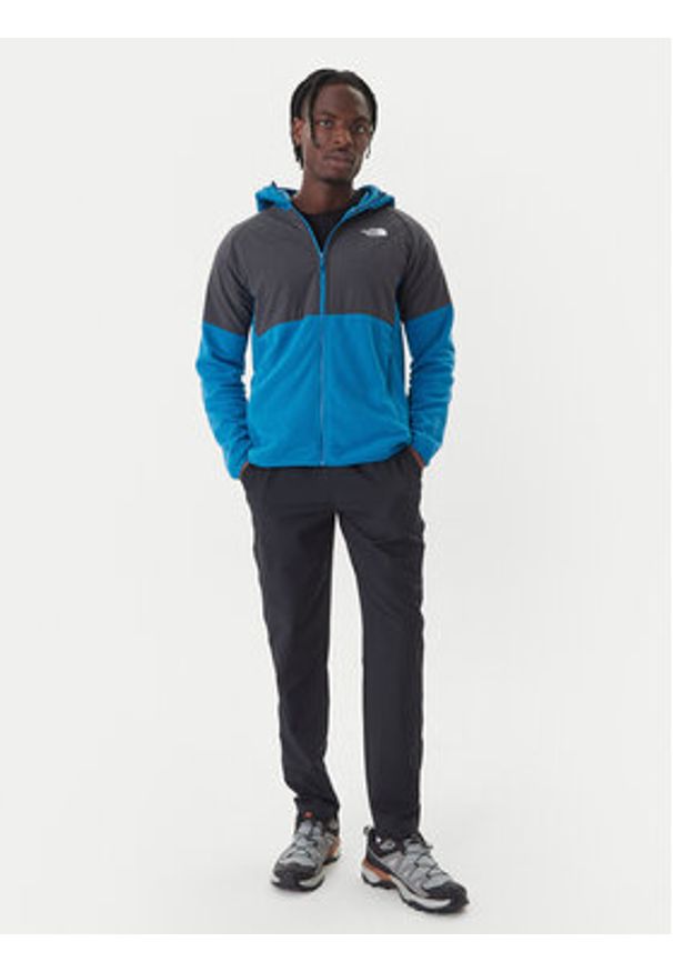 The North Face Polar Glacier NF0A89JJ Niebieski Regular Fit. Kolor: niebieski. Materiał: syntetyk
