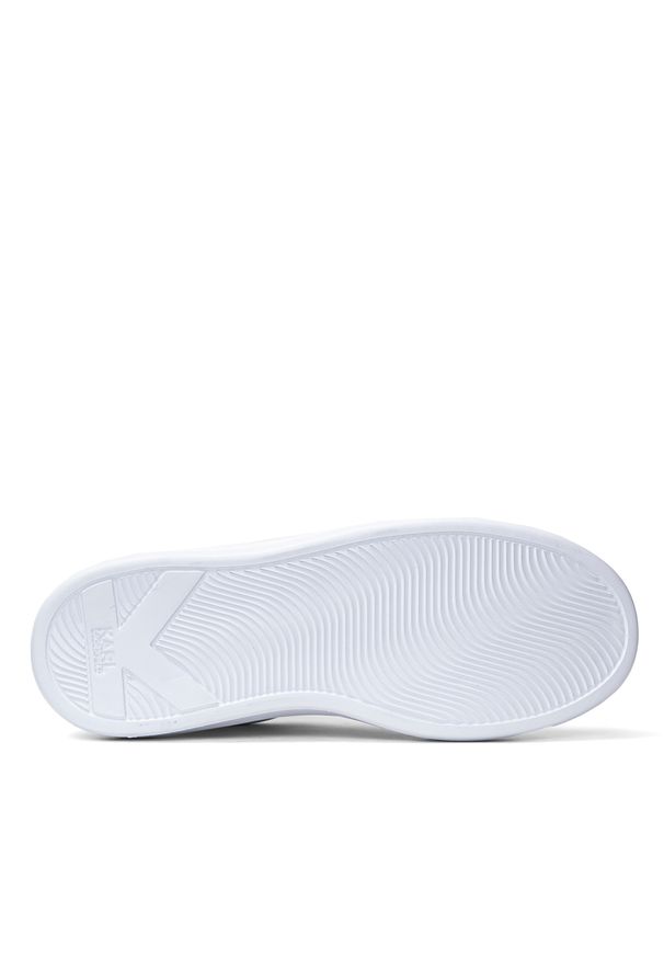 Sneakersy męskie białe Karl Lagerfeld Kapri Mens Karl Iconic. Okazja: do pracy, na spacer, na co dzień. Kolor: biały. Sport: turystyka piesza